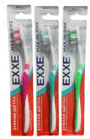 Зубная щетка EXXE Max-in-one средняя 1/72