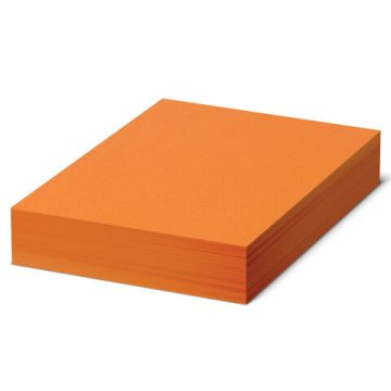 Бумага цветная BRAUBERG А4 80г/м 500л оранжевая для офисной техник 1/5 (клиент)