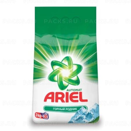 Порошок стиральный Ариэль 3кг Горный родник автомат 1/6