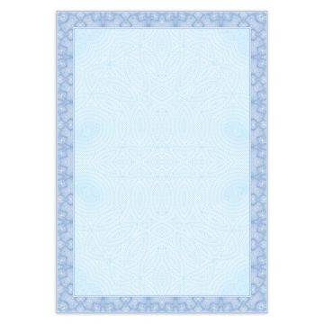 Сертификат-бумага для лазерной печати BRAUBERG А4 25 листов 115 г/м Голубая сеточка 1/8