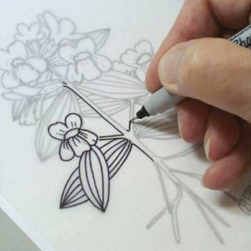 Калька под тушь 625мм х20м 40г/м2 рулон STAFF 1/25 (Клиент)