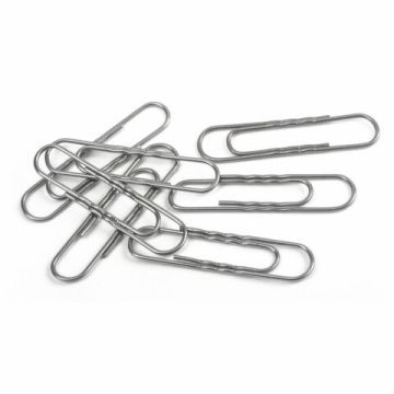 Скрепки 50мм 50шт металл гофрированные ОФИСНАЯ ПЛАНЕТА 1/12