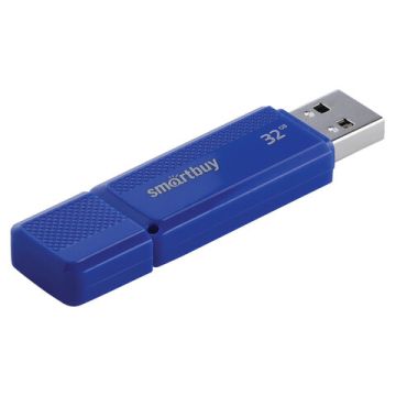 Флэш-диск 32 GB SMARTBUY Dock USB 2.0 синий SB32GBDK-B1/180 (Клиент)