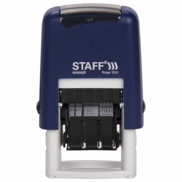 Датер-мини STAFF месяц цифрами оттиск 22х4 мм Printer 7810 BANK
