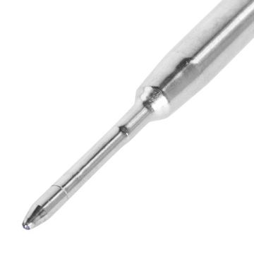 Стержень шариковый синий 98мм линия 0,5мм металл, упак с подвес BRAUBERG (тип PARKER) 1/20