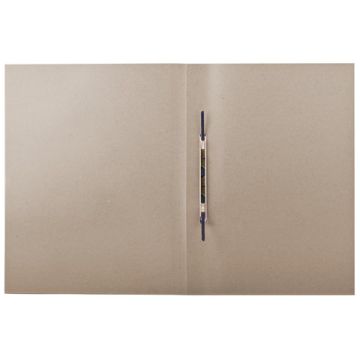 Скоросшиватель картон белый BRAUBERG, гарант. пл. 400 г/м2, до 200л 1/150