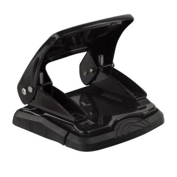 Дырокол на 35листов металлический черный BRAUBERG 1/48