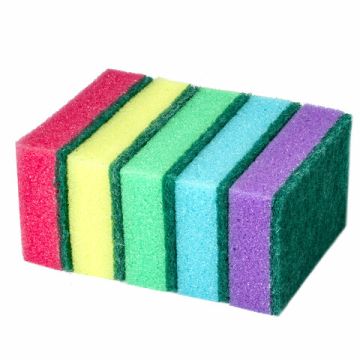 Губка для посуды макси (5шт) 96х64х27мм ЛАЙМА MAXI 1/72