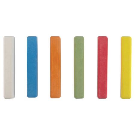 Мелки цветные 06шт квадратные ПИФАГОР 1/81