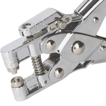 Дырокол на 1отвер для люверса метал до 30л диам отвер 5мм Brauberg 1/10/50 (Клиент)