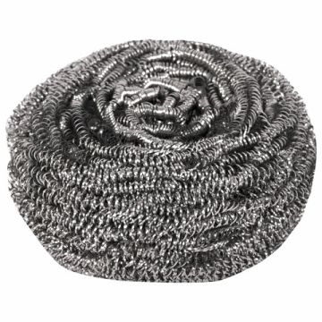 Мочалка для посуды металлическая большая спиральная 50г ЛАЙМА 1/144 (клиент)