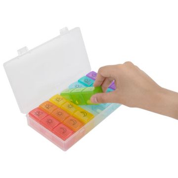 Контейнер-органайзер для лекарств и витаминов 7 дней/3 приема BOX DASWERK 1/60 (Клиент)