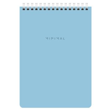 Блокнот 60л А5 146х206мм клетка спираль картон жесткая подложка BRAUBERG Pastel 1/4/64