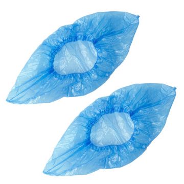 Чехол для обуви бахилы ЛАЙМА ПРОЧНЫЕ (50пар) 39х15 36 мкм 4,5гр ПНД 1/30 (Клиент)