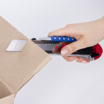 Нож универсальный 25мм металлический корпус Professional Brauberg 1/6/96