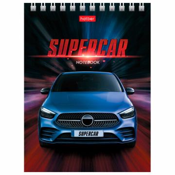 Блокнот 40л А6 110х145мм гребень HATBER Машины 1/6/96