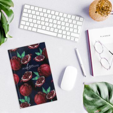 Блокнот 80л А5 134х206мм клетка твердый переплет STAFF Гранаты 1/20