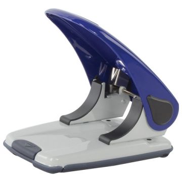 Дырокол на 50листов металлический синий/черный Style Brauberg 1/12