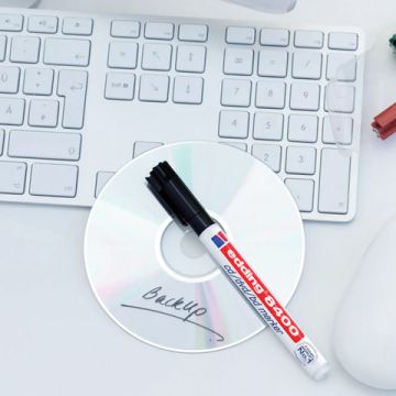 Маркер для CD и DVD черный 0,5-1мм EDDING 1/1 (Клиент)