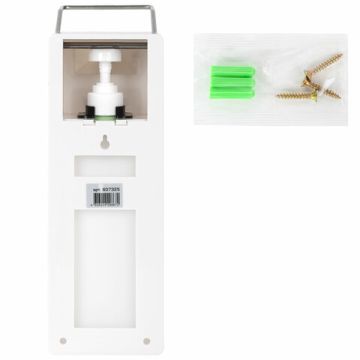 Диспенсер для антисептика и жидкого мыла 1л локтевой с еврофлаконом LAIMA 1/20 (клиент)