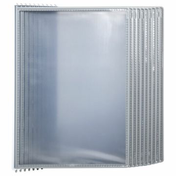 Демосистема настенная на 10 панелей с 10 серыми панелями А4 STAFF Profit 1/1 (Клиент)