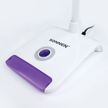 Светильник настольный SONNEN OU-147 подставка светодиод бел/фиолет 1/16 (Клиент)