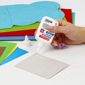 Клей ПВА 65г бумага картон дерево BRAUBERG 1/60