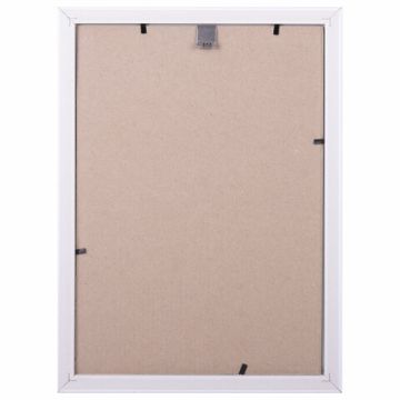 Фоторамка BRAUBERG 21х30см пластик багет 20мм белая с золотом стекло 1/25 (Клиент)