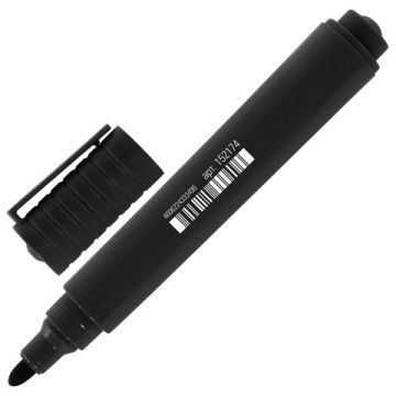Маркер перманентный черный 3мм круглый наконечник Basic STAFF 1/12/1200
