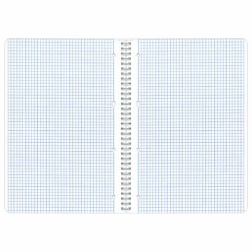 Тетрадь 80л А4 клетка гребень обложка картон Фрукты BRAUBERG 1/4/28