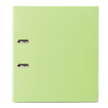 Папка-регистратор А4 80мм BRAUBERG с уголком покрытие ПВХ лайм  1/20