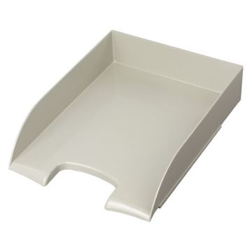 Лоток горизонтальный для бумаг 320х245х65мм серый Office style Brauberg 1/12 (Клиент)