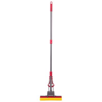 Швабра самоотжимная, ролик.отжим, PVA 27см, телеск.черенок 70-125см  ЛАЙМА Бюджет 1/20 (клиент)