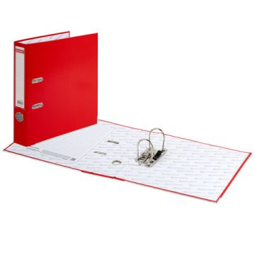 Папка-регистратор А4 75мм BRAUBERG с уголком, красная с покрытием из полипропилена 1/20 (Клиент)