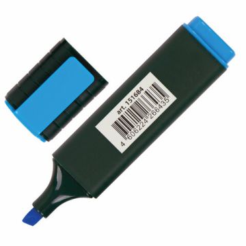 Текстмаркер голубой 1-5 мм скошенный наконечник BRAUBERG ORIGINAL 1/12/576 (Клиент)