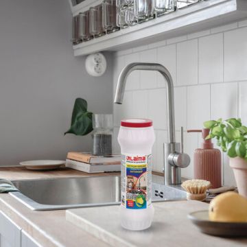 Средство чистящее порошок 400г ЛАЙМА PROFESSIONAL Сода-Эффект Антижир Лимон 1/12 (Клиент)