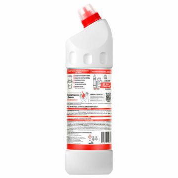 Средство жидкое 1л чистящее для уборки туалета DOMESTOS (Доместос) Ультра Белый 1/12
