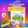 Пластилин 12цв 240г классический стек ЮНЛАНДИЯ ВЕСЁЛЫЙ ШМЕЛЬ 1/16