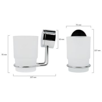 Стакан для туалетных принадлежностей LAIMA 1/6 (Клиент)