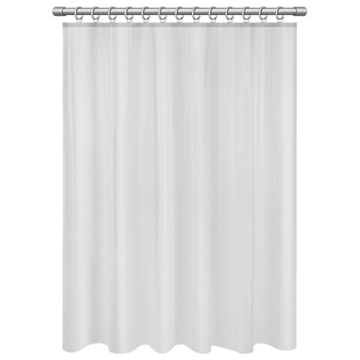 Штора для ванной  PEVA 180х180см с кольцами 3цв ассорти 1/12