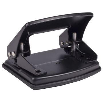 Дырокол на 20листов средний черный металлический эконом Staff 1/12