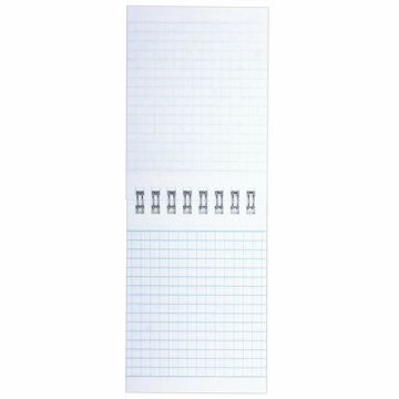 Блокнот 40л А7 75х105мм гребень клетка BRAUBERG Minimal Pastel 1/120