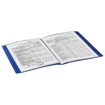 Папка 80 вкладышей STAFF эконом, синяя, 0,7 мм 1/4/24 (клиент)