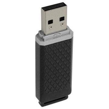 Флэш-диск 16 GB SMARTBUY Quartz, USB 2.0, черный SB16GBQZ-K 1/100 (Клиент)