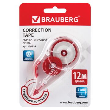 Корректирующая лента 5мм х 12м BRAUBERG 1/24