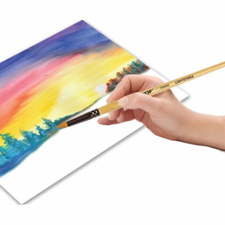 Кисть синтетика круглая №6 ПИФАГОР 1/30/1800