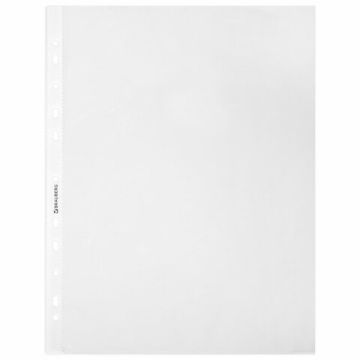 Перфофайлы А4 30 мкм перфорированные антиблик BRAUBERG PIXEL 100шт 1/30 (Клиент)