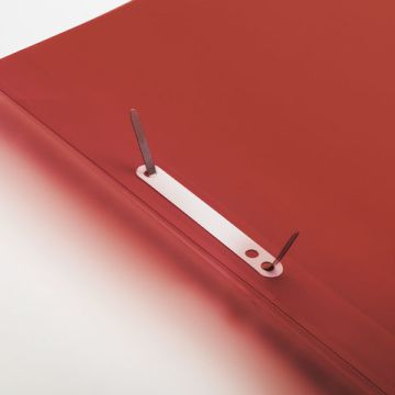 Скоросшиватель пластиковый BRAUBERG А4 140/180мкм красный 1/10 (Клиент)