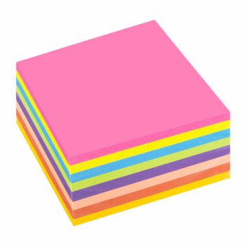 Блок самоклеящийся 51х51мм 400л 8цветов ассорти STAFF 1/24/192 (Клиент)