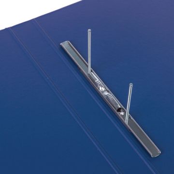 Папка скоросшиватель пруж BRAUBERG синяя до 290л, 35мм 1/25 (клиент)